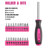 159PCS Pink Tool Kit Portable Household Tool Set Multi-functional Repair Tool for Household Repair Removal Maintenance General Household Hand Tool Kit with Storage Case