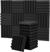 Sound Proof Foam Panels Pack Acoustic Foam,25 X 25 X 5 cm Wedges Acoustic Panels,Sound Absorbing Panels for Studio/Office/Home Sound Proof Panels for Walls (2.5cm) 24 pack