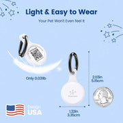 NFC & QR Smart Pet ID Tag – 6 Colours