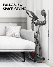 3-in-1 Foldable Magnetic Exercise Bike – 120 kg