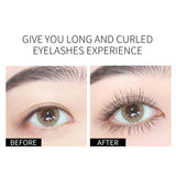 Mascara, 2 PCS, 4D Black False Lash Effect Volume Nature, Sparkling Diamond Mascara, Lengthening Waterproof Smudge-Proof Mascara, Long-Lasting 24H, Lash Building for Volume Glam Lashes