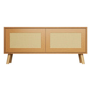2-Tier Rattan Shoe Cabinet for Up to 10 Pairs