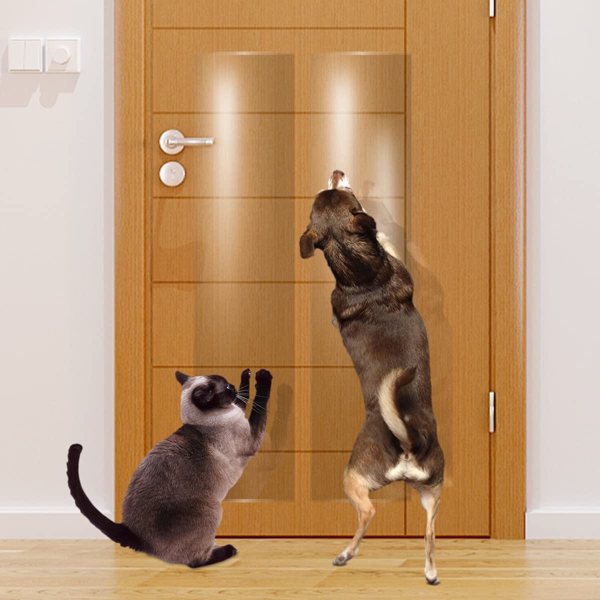 Clear Cut-to-Size Vinyl Door & Furniture Scratch Guard