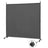 SIMFLAG 6FT Single Panel room divider with Wheels,Rolling Fabric room dividers for Partition privacy screens,Freesting Wall Divider for Home Office,Hospital,(Beige)