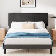 CAMBRIL Double Bed Frame – Dark Grey Fabric
