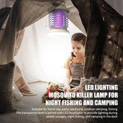 Rechargeable USB Bug-Zapper Light – Milky White