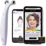 Wellness MyoLift QT Microcurrent Facial Device with Smart Current Technology and Smartphone App - Portable Skin Care Tools, Instant Face Lift, Anti Aging, Skin Tightening - Up to 400 Microamps
