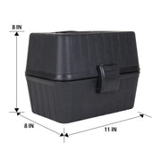 12 V Portable Electric Heating Lunch Box Stove 1.6 Qt (1.5 L) Construction Worker Lunchbox for Car, SUV, Truck, RV, Boat, Home, Office Microwave Food Warmer Heater (Black)