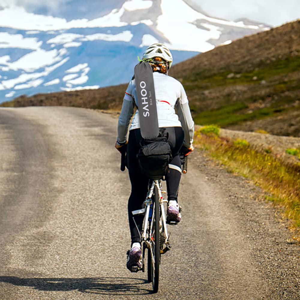 Silver-Coated Outdoor Bicycle Storage Tent