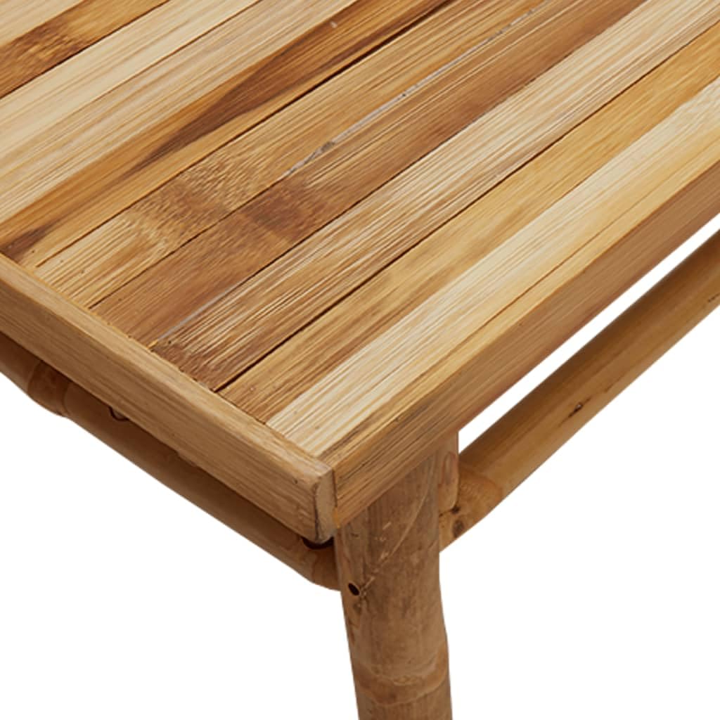 Bamboo Coffee Table – 90 × 50 cm