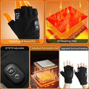 Rechargeable Heated Gloves – 3 Heat Levels & Touchscreen-Compatible Fingers