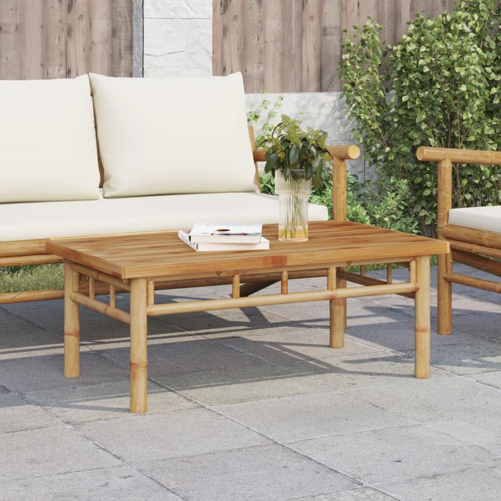 Bamboo Coffee Table – 90 × 50 cm