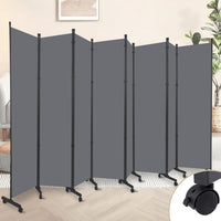 Room Divider 1 Panel Room Dividers/Wheels, Fabric Room Divider Panel for Office Room Partitions and Dividers, Portable Partition Wall Divider for Room Separation, Flexible Privacy Screen Indoor