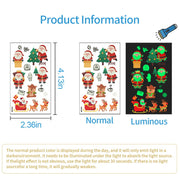 Glow-in-the-Dark Christmas Temporary Tattoos – 120 Pieces