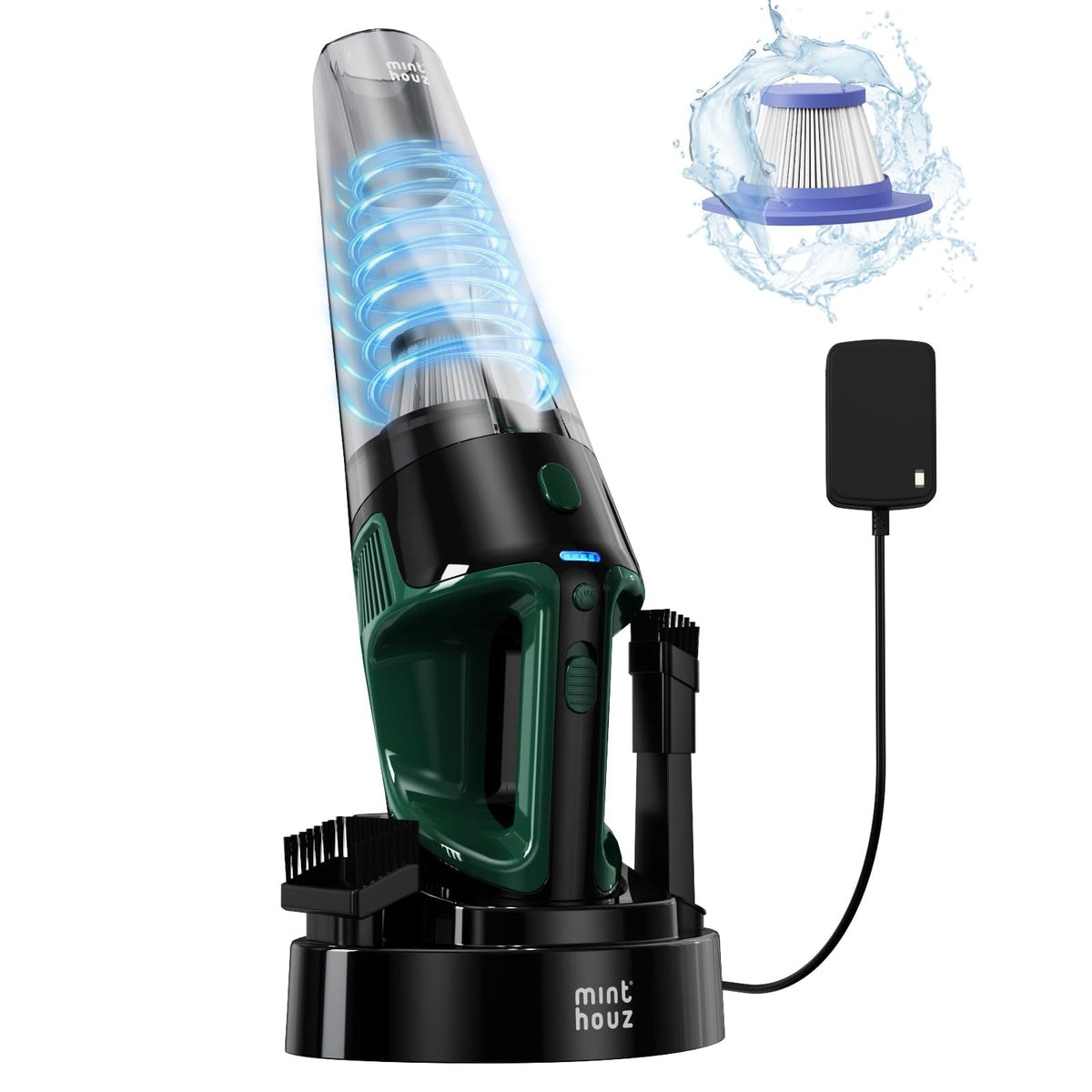 Minthouz MT-L014 9kPa Cordless Hand Vacuum with Charging Dock