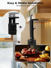 Black 360° Rotating Airplane & Travel Phone Holder