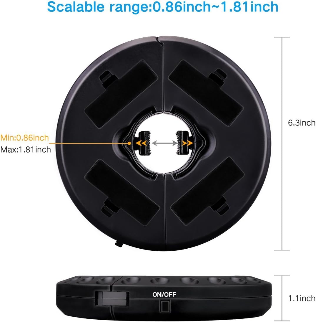 28-LED Cordless Patio Umbrella Light – 3 Brightness Modes