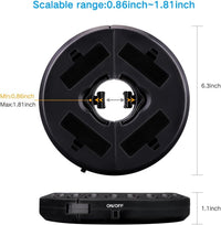 (Black) - Patio Umbrella Light 3 Brightness Mode Cordless 28 LED Lights at 220 Lux- 4 x AA Battery Operated, Umbrella Pole Light for Patio Umbrellas, Camping Tents Or Outdoor Use (Black)