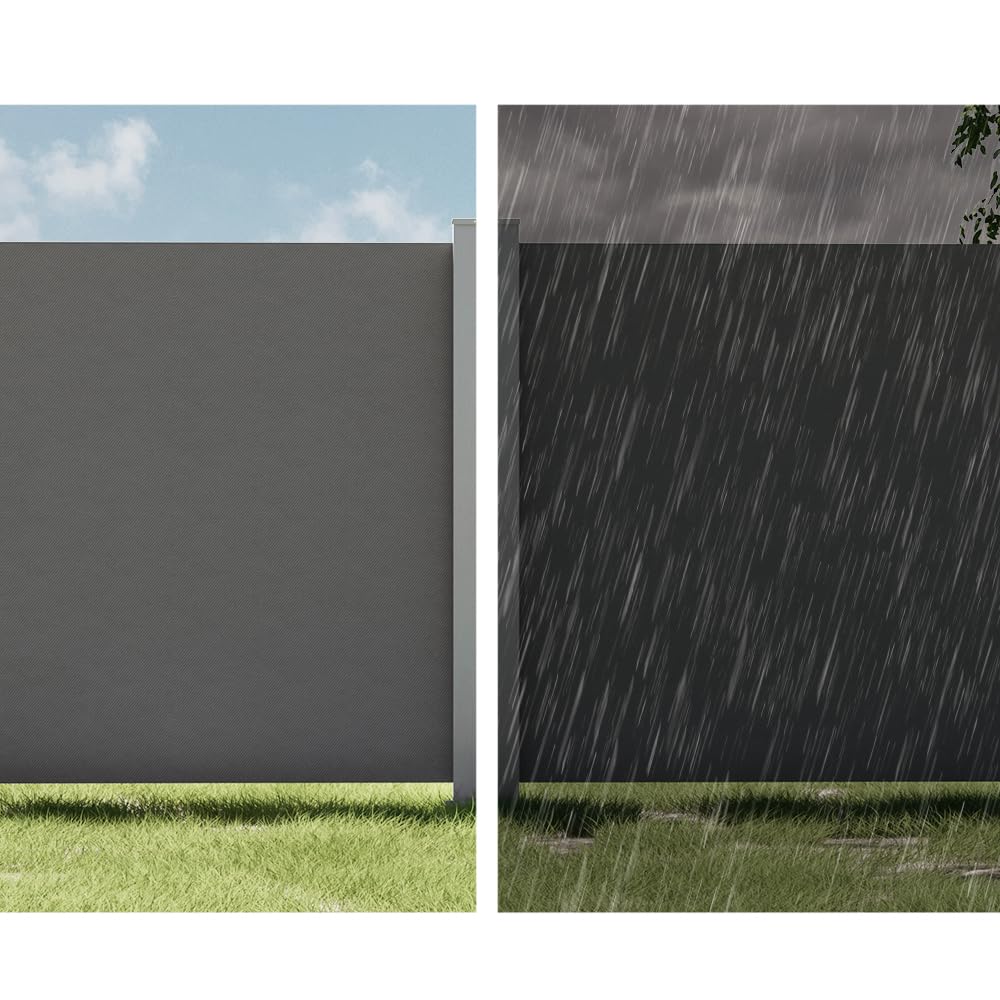 2 × 3 m Retractable Outdoor Privacy Screen – Grey