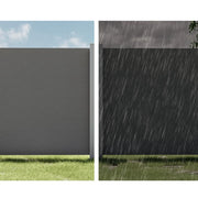 2 × 3 m Retractable Outdoor Privacy Screen – Grey