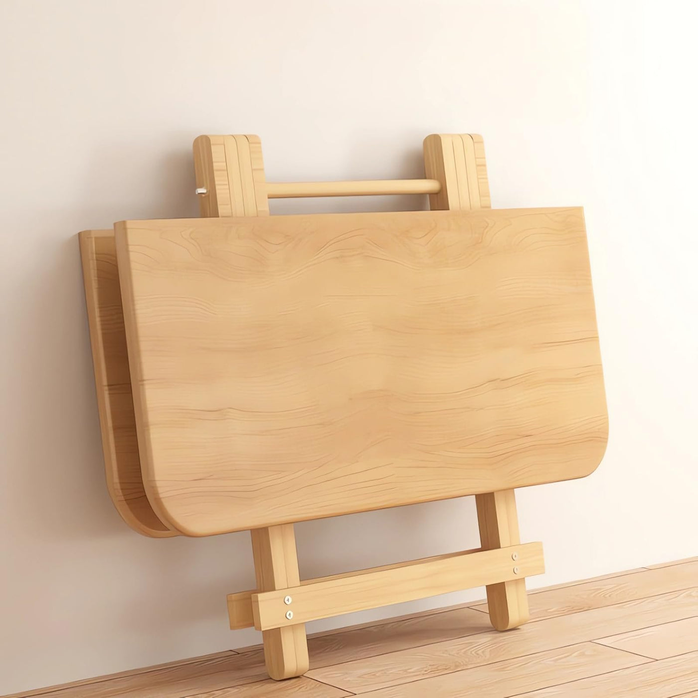 Foldable Solid-Wood Table – 80 × 80 cm