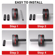 Ab Roller Wheel with Knee Pad