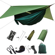 3-in-1 Camping Hammock with Bug Net & Rain Fly