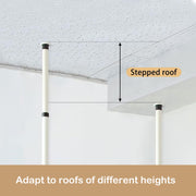 No-Drill Tension Room-Divider Curtain Rod – 6 Options