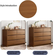 Wooden 6-Drawer Chest of Drawers