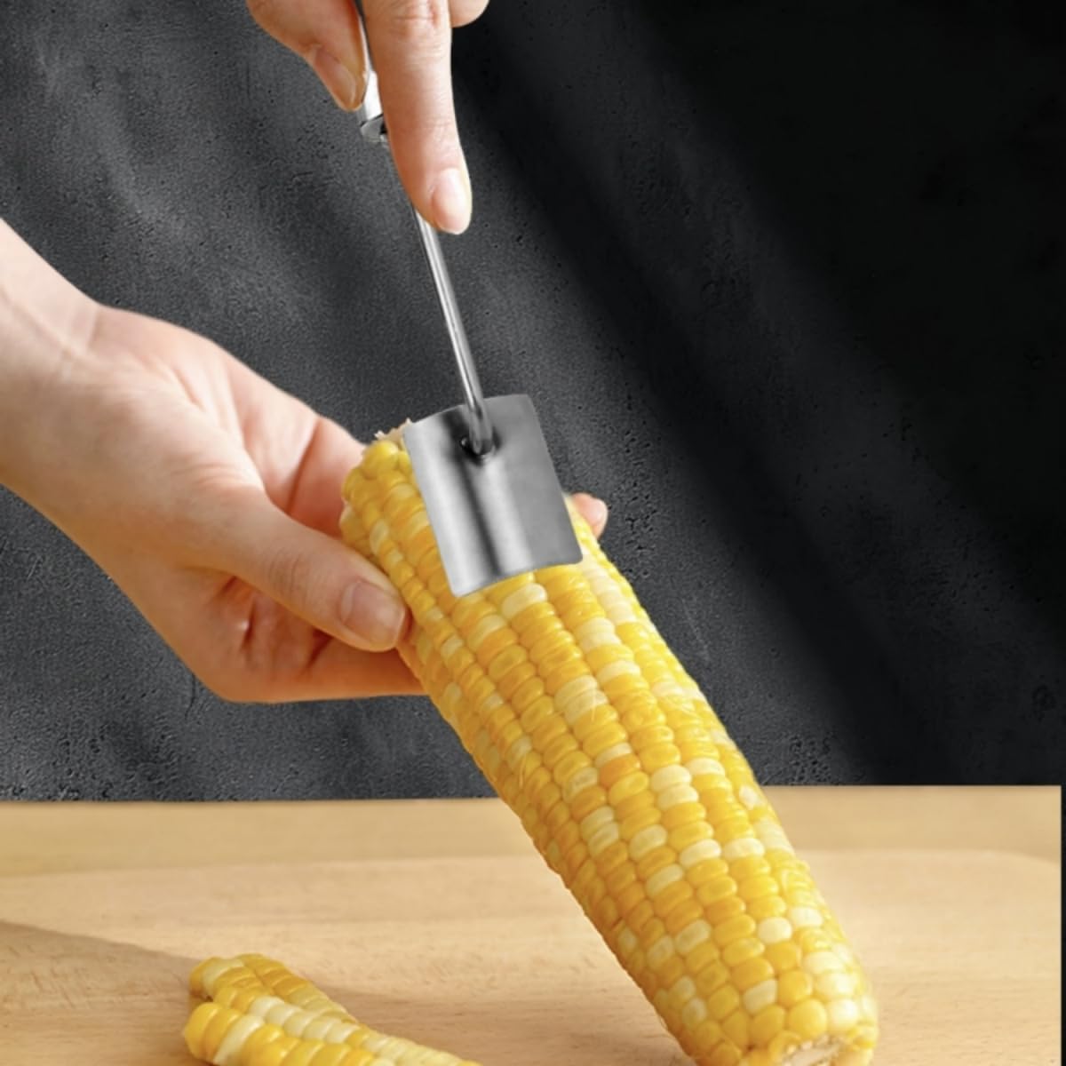 Stainless-Steel Corn Kernel Removers – 2 Pack