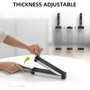 Manual Fresh-Meat Slicer & Cleaver Set – Black