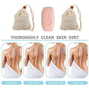 4-Pack Natural-Fibre Soap Saver & Lather Bags