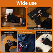 Rechargeable Heated Gloves – 3 Heat Levels & Touchscreen-Compatible Fingers