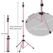 34–57-Inch Pink Wig-Head Tripod Starter Set