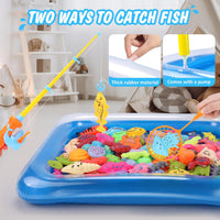 62 piece magnetic fishing game image 3