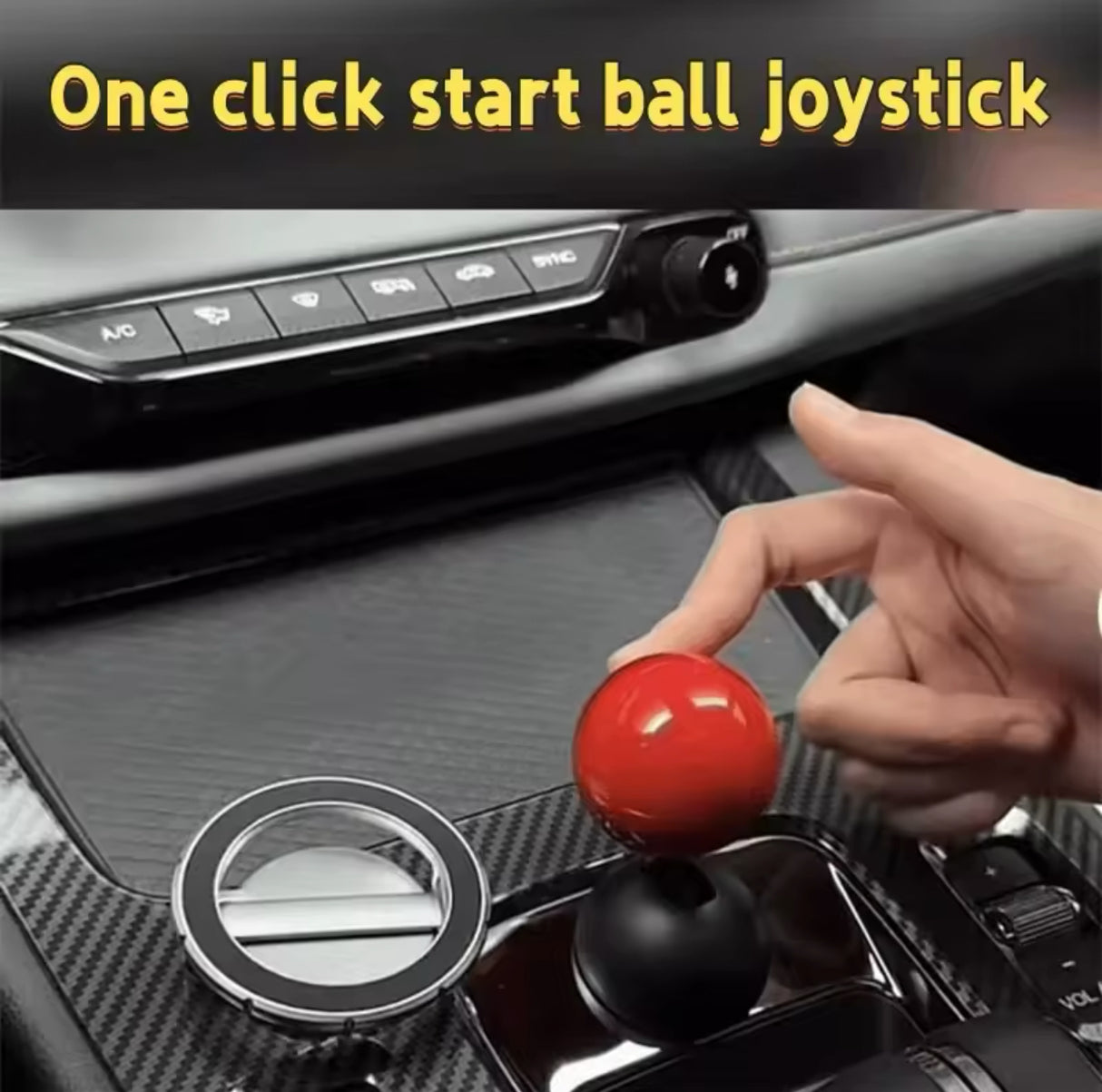 New Start Button Push Start Auto Ignition Button Cover Automotive One-Touch Button Rocker Car Engine Push Start Stop Lever