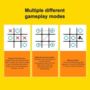 Tic Tac Toe Electronic Chessboard Multifunctional Children's Education Strategy Toy Interactive Brain Game Parent-Child Fun