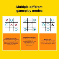 Tic Tac Toe Electronic Chessboard Multifunctional Children's Education Strategy Toy Interactive Brain Game Parent-Child Fun