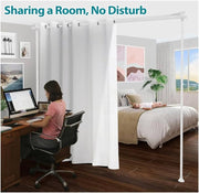 No-Drill Curtain Divider Frame – 71–178cm Wide, Up to 3m High