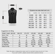 Electric Vest Heated Jacket USB Thermal Warm Heat Pad Winter Body Warmer Unisex
