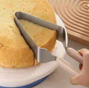 Stainless-Steel Triangular Cake Slicer & Lifter
