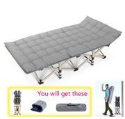 Folding Camping Stretcher with Mat & Carry Bag – Up to 150 kg