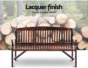 160 cm Water-Repellent Timber Garden Bench