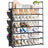 Shoe Rack 5 Tier Shoe Organizer Shoe Storage 20-25 Pairs Shoe Rack for Closet Shoe Rack Organizer Entryway Shoe Holder Space Saving Shoe Shelf Shoe Stand Large Tall Shoe Tower Bedroom Garage Door