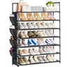Shoe Rack 5 Tier Shoe Organizer Shoe Storage 20-25 Pairs Shoe Rack for Closet Shoe Rack Organizer Entryway Shoe Holder Space Saving Shoe Shelf Shoe Stand Large Tall Shoe Tower Bedroom Garage Door