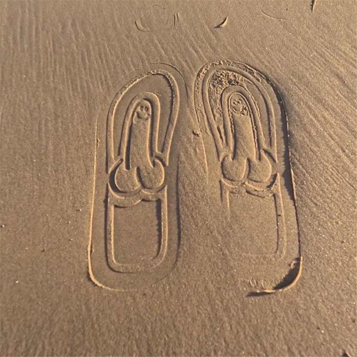 Novelty Hidden-Print EVA Flip-Flops – 6 Sizes