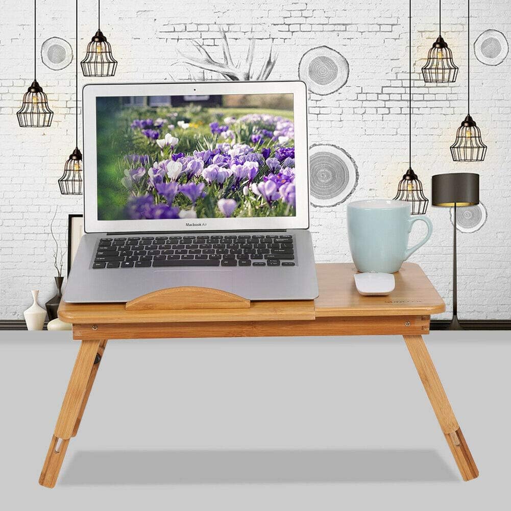 Foldable Bamboo Laptop Bed Desk & Tray