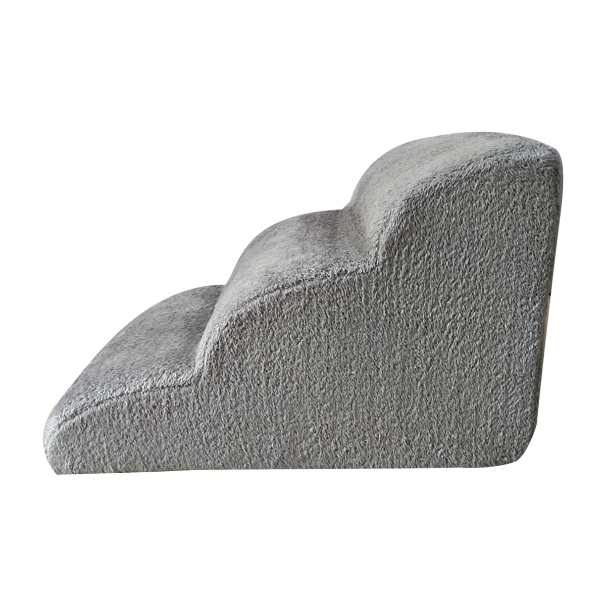 3-Tier Non-Slip Foam Pet Stairs with Washable Cover