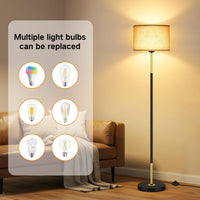 OUTON LED Modern Dimmable Standing Floor Lamp with Remote & APP Control