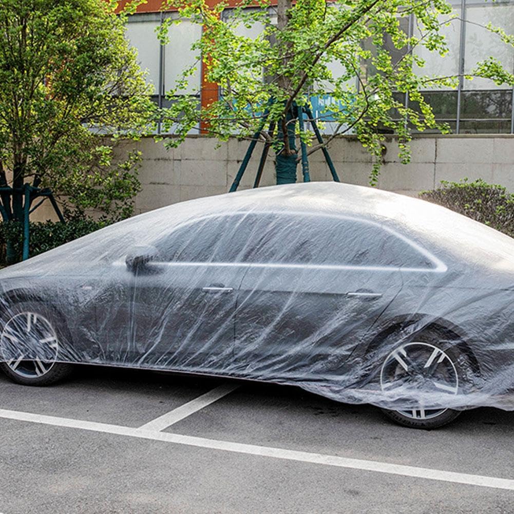Clear Temporary Vehicle Cover – 4 Sizes